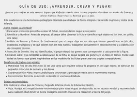 Vista previa - Tarjetas / Manipulativos - Mis 50 Fichas de Pegatinas Geométricas - página 1