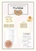Vorschau - Arbeitsblätter - Kommaschreibweise Längen I Umrechnen I km I m I cm - Deckblatt