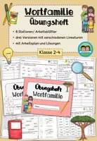 Vorschau - Arbeitsblätter - Wortfamilie - Übungsheft (Klasse 2-4) - Deckblatt