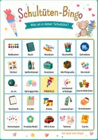 Vorschau - Spiele - Schultüten-BINGO Das Bingospiel rund um die Schultüte - Seite 3