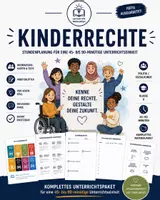Vorschau - Stundenentwürfe - Kinderrechte – Komplettes Unterrichtspaket - Deckblatt