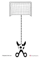 anteprima - Esercizi - ⚽ Segui il percorso e fai GOL! Attività con le forbici - Pagina 2