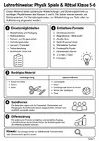Vorschau - Spiele - Physik Vertretungsstunden | Spiele und Rätsel - Seite 1