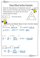 Vorschau - Arbeitsblätter - ohmsches Gesetz mit Übungen - Seite 3