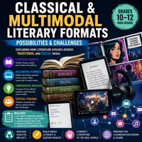 Vorschau - Unterrichtsreihen - Possibilities & Challenges of Classical and Multimodal Literary Formats | High School Literature & Media Studies Unit - Deckblatt