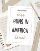 Aperçu - Préparation de séquence / Séquence complète - Séquence 1ère bac pro - Guns in America - Page de couverture
