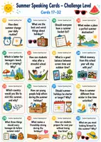 Vorschau - Spiele - End of the Year: Summer Speaking Cards: Sprechanlässe Klasse 9/10 - Seite 1