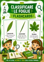 anteprima - Flashcard - Classificare le foglie scuola primaria - Flashcards - Pagina di copertina