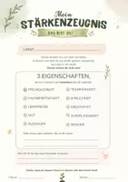 Vorschau - Anderer Materialtyp - Mein Stärkenzeugnis - individuell und schnell ausfüllbar - Seite 1