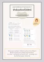 Vorschau - Arbeitsblätter - Gesamtpaket Wahrscheinlichkeit I Klasse 3 und 4 I Wahrscheinlichkeitsstreifen I Zufallsexperiment - Seite 1