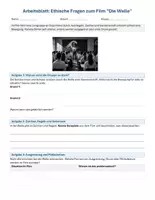 Vorschau - Stundenentwürfe - Die Welle - Arbeitsblatt zum Film - Seite 1