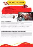Aperçu - Préparation de séquence / Séquence complète - Séquence d'espagnol 4ème - La feria de Sevilla - Page de couverture