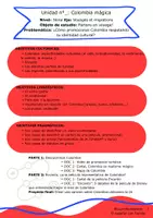 Aperçu - Préparation de séquence / Séquence complète - Colombia mágica - 3ème - Page de couverture