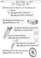 Vorschau - Arbeitsblätter - 4 Fälle Arbeitsblätter | Nominativ, Genitiv, Dativ und Akkusativ - Seite 3