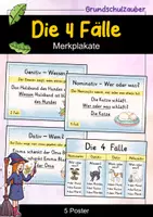 Vorschau - Poster - 4 Fälle Merkplakat | Nominativ, Genitiv, Dativ und Akkusativ - Deckblatt