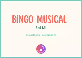 Vista previa - Juegos / Gamificación - Bingo musical, notas sol - mi - página 1