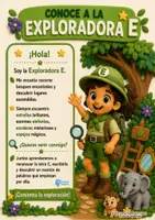 Vista previa - Unidades / Secuencias / Situaciones de Aprendizaje - MINI CUADERNO LETRA E. COLECCIÓN EL GRAN PAÍS DE LAS LETRAS - página 1
