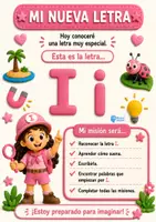 Vista previa - Unidades / Secuencias / Situaciones de Aprendizaje - MINI CUADERNO LETRA I. COLECCIÓN EL GRAN PAÍS DE LAS LETRAS - página 3