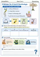 Vorschau - Arbeitsblätter - Selbstständiges Starten von Aufgaben Arbeitsheft Klasse 5 bis 6 Schulstart Arbeitsaufträge verstehen - Seite 2