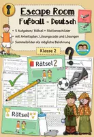 Vorschau - Arbeitsblätter - Fußball WM 2026 - Escape Room: Deutsch (Klasse 2) - Deckblatt