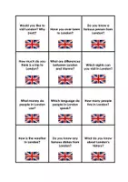 Vorschau - Aufgabenkarten - LONDON CALLING Conversation Cards (More 3 Unit 5) - Seite 1