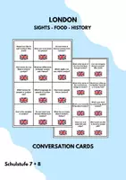 Vorschau - Aufgabenkarten - LONDON CALLING Conversation Cards (More 3 Unit 5) - Deckblatt