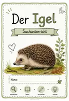 Vorschau - Unterrichtsreihen - Der Igel - Unterrichtseinheit Sachunterricht Klasse 2-3 - Seite 1