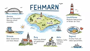 Vorschau - Arbeitsblätter - Arbeitsblätter zum Thema "Fehmarn" + Lösung & MP3 + Infografik - Seite 1