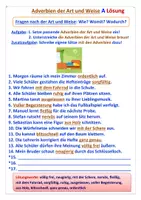 Vorschau - Arbeitsblätter - Adverbien der Art und Weise (dreifach differenziert) - Seite 3