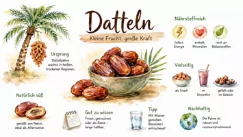 Vorschau - Arbeitsblätter - Arbeitsblatt zum Thema "Datteln" + Onlineübung & MP3 + Infografik - Seite 2