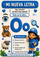 Vista previa - Unidades / Secuencias / Situaciones de Aprendizaje - MINI CUADERNO LETRA O. COLECCIÓN EL GRAN PAÍS DE LAS LETRAS - página 3