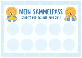 Vorschau - Fördermaterial/Inklusion - Löwenklasse Sammelpass & Das geheime Kind | Klassentier Löwe | Belohnungssystem für Grundschule & Classroom Management - Seite 1