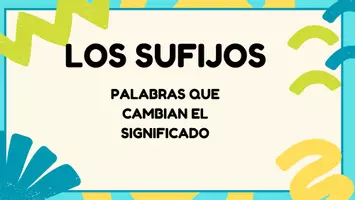 Vista previa - Unidades / Secuencias / Situaciones de Aprendizaje - ¡Aprendiendo sobre los Sufijos! - Portada
