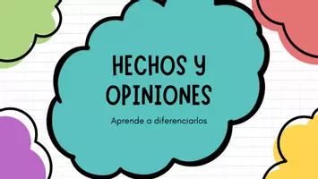 Vista previa - Unidades / Secuencias / Situaciones de Aprendizaje - Hechos vs Opiniones: Aprendizaje Visual Escolar - Portada