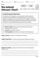 Vorschau - Arbeitsblätter - Holocaust & Shoah Klasse 9-10 - Seite 1