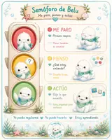 Vista previa - Unidades / Secuencias / Situaciones de Aprendizaje - Semáforo autorregulación para TEA Apoyo Infantil Primaria - Portada