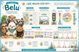 Vista previa - Unidades / Secuencias / Situaciones de Aprendizaje - Kit TEA educación especial Infantil primaria - Portada