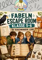 Vorschau - Stationenlernen - Fabeln Escape Room - Deckblatt