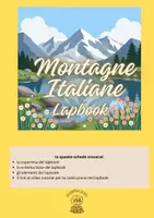 anteprima - Esercizi - Geografia Italia fisica: Montagne italiane Lapbook - Pagina di copertina
