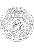 Vorschau - Arbeitsblätter - Gefühlsdrachen Mandalas - Seite 1
