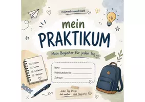 Vorschau - Arbeitsblätter - Schülerpraktikum – Protokollheft | Praktikumsmappe | Berufsorientierung - Deckblatt