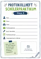 Vorschau - Arbeitsblätter - Schülerpraktikum – Protokollheft | Praktikumsmappe | Berufsorientierung - Seite 2