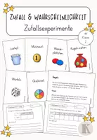 Vorschau - Arbeitsblätter - Zufall & Wahrscheinlichkeit - Zufallsxperimente - Deckblatt