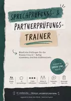 Vorschau - Stationenlernen - 90 Sprechprüfungen Englisch Klasse 5–10 – Green Line Trainer mit Partnerprüfung & Bewertungsbogen - Deckblatt