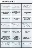 Vorschau - Aufgabenkarten - Discussion tickets - classroom discussion - speaking prompts - Seite 3
