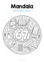 Vorschau - Mal- und Bastelvorlagen - 10 Mandalas zum Trend „Six Seven“ - Seite 2