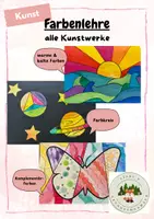 Vorschau - Mal- und Bastelvorlagen - Farbenlehre - alle Kunstwerke - Deckblatt