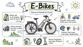 Vorschau - Arbeitsblätter - Arbeitsblätter mit Dialog zum Thema "E-Bikes" + Infografik - Seite 2