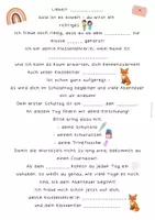 Vorschau - Arbeitsblätter - Wilkommenspaket Fuchsklasse - Seite 1
