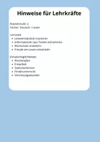 Vorschau - Stundenentwürfe - Leseverständnis Bäume – Klasse 2 | 10 Lesetexte mit Fragen & Lösungen - Seite 2